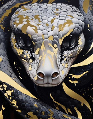 Картина по номерам Феникс+ Змея / 67984