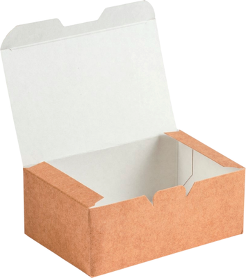 Набор коробок упаковочных для еды Паксервис Eco Fast Food Box S DoEco / 288503 (100шт)