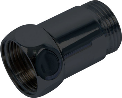 Американка Luxon Прямая для полотенцесушителя 3/4"x1/2" г/ш Ral 9005 (черный)