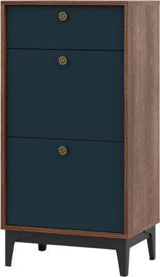 Тумба НК Мебель Brass KM-4 (синий)