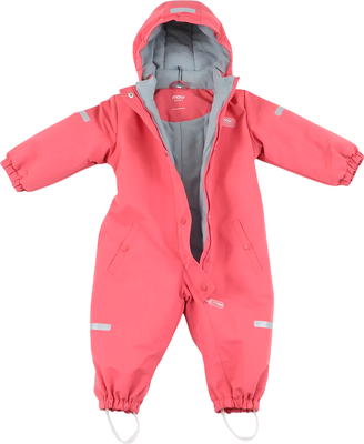 Комбинезон прогулочный детский MOWbaby Alaska / 162/4-86 (розовый, р.86)