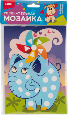 Набор для творчества Lori Увлекательная мозаика. Слоненок / Км-003
