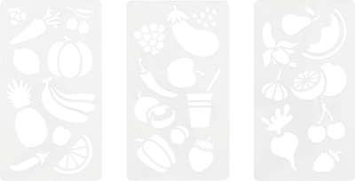 Трафарет Мульти-пульти Фруктовая корзина / НТ_54112 (3шт)