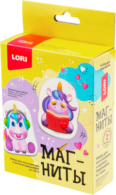 Набор для творчества Lori Магниты из гипса. Озорные непоседы / Пз/Г-031