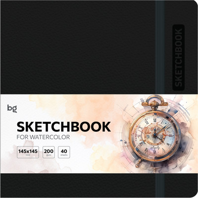 Скетчбук BG Bright. Black / Cк40с_61742 (40л)