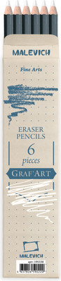 Набор ластиков Малевичъ Карандаш-ластик / 195338 (6шт)