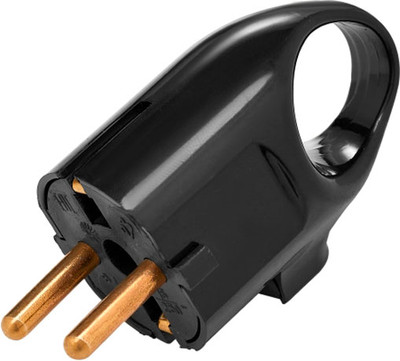 Вилка штепсельная Bylectrica В16-336 (черный)