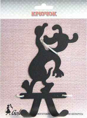 Крючок для одежды GALA KR021-BY (черный)