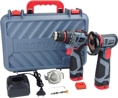 Набор электроинструмента Profipower ProfiSet 2B16 / E0229 (Li-ion 2шт, З/У, в кейсе)