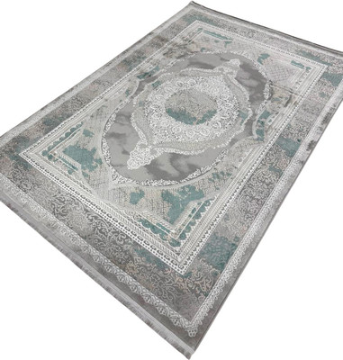 Коврик Radjab Carpet Афина Прямоугольник 1032A / 12969RK (1.2x1.8, Grey/Green)