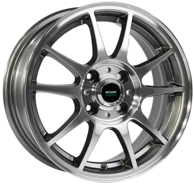 Литой диск Megami MGM-5 15x6" 4x100мм DIA 54.1мм ET 46мм GMF