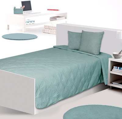 Покрывало Nivasan Жемчуг 210x240 / P.G 210-3 (мята)