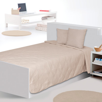 Покрывало Nivasan Жемчуг 210x140 / P.G 140-1 (кремовый)