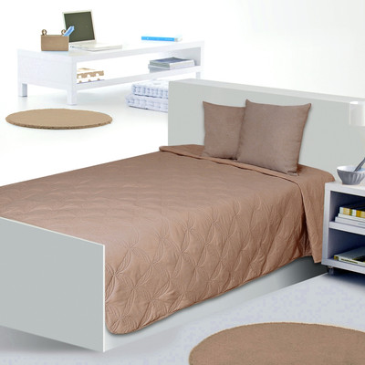 Покрывало Nivasan Жемчуг 210x140 / P.G 140-2 (кофейный)