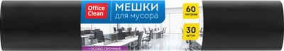 Пакеты для мусора OfficeClean Особо прочные 60л / 355038 (30шт, черный)