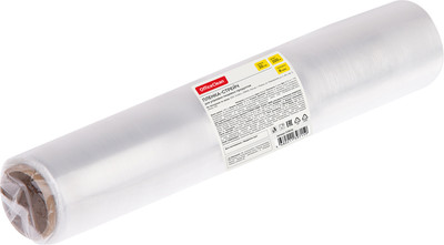 Пленка пищевая OfficeClean 0.3x100м 6мкм / 328656 (белый)