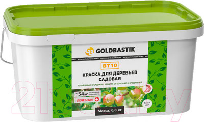 Краска Goldbastik BT 10 для садовых деревьев (6.8кг)