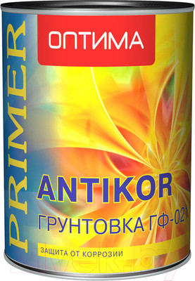 Грунтовка Оптима ГФ-021 универсальная (2.6кг, красно-коричневый)