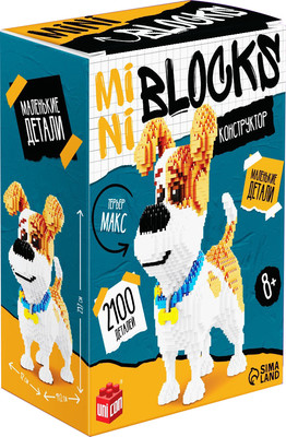 Микроконструктор Unicon Mini Blocks. Терьер Макс 16013 / 10538149