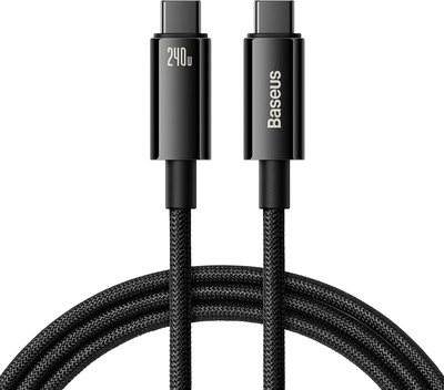 Кабель Baseus Type-C to Type-C / CAWJ040101 (2м, черный)