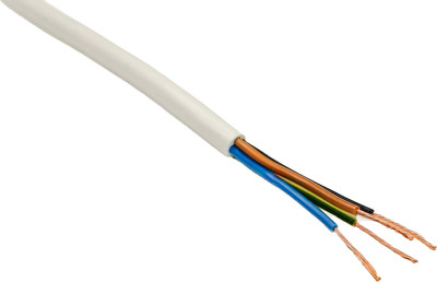 Провод силовой Автопровод ПВС-Т 3x0.75+1x0.75 (200м, белый)