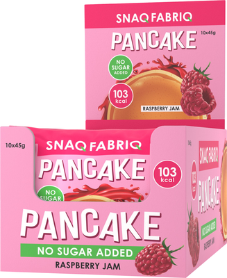 Набор протеиновых пирожных Snaq Fabriq Малиновый джем (10x45г)