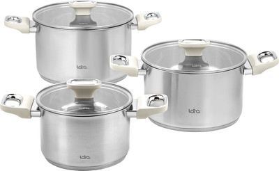 Набор кастрюль Lara Флора LR02-132 (3шт)