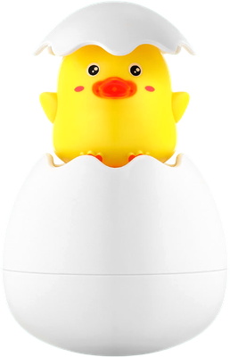 Игрушка для ванной ROXY-KIDS Яйцо-лейка. Цыпленок 2в1 / REGG-002 (желтый)