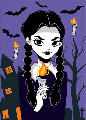 Набор алмазной вышивки Школа талантов Девочка с косичками / 9621494