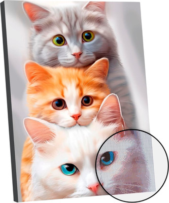 Набор алмазной вышивки Школа талантов Котята / 9929696