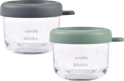 Набор контейнеров для детского питания Beaba Lot De 2 Portion Verre 914016
