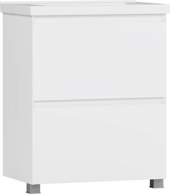 Тумба под умывальник Belux Киото Н 70-02 (1, белый глянцевый)