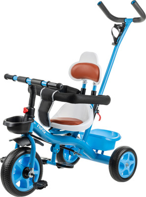 Трехколесный велосипед с ручкой NINO K98 (синий)