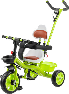 Трехколесный велосипед с ручкой NINO K98 (зеленый)