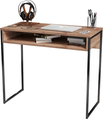 Письменный стол Soma СПМ-4 Metal (дуб золотой крафт/черный)