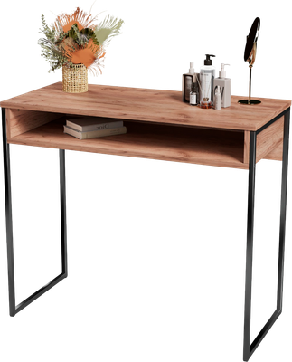 Туалетный столик Soma СПМ-4 Metal (дуб золотой крафт/черный)