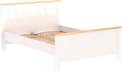 Полуторная кровать Mio Tesoro Сага 140x200 2.08.04.060.14 (белый/ясень)