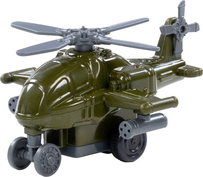 Вертолет игрушечный Полесье Штурм / 61205 (темно-зеленый)