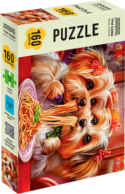 Пазл Три совы Поедатели пасты / ПК160_64405 (160эл)