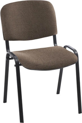 Стул офисный Helmi Изо HL-F01 / 359853 (черный/ткань коричневая с бежевым)