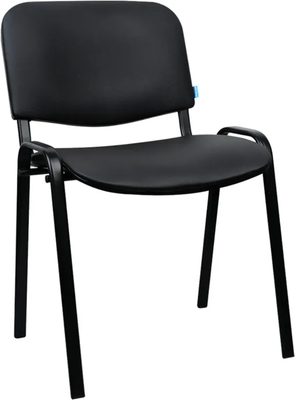 Стул офисный Helmi Изо HL-F01 / 330634 (черный/кожзам черный)