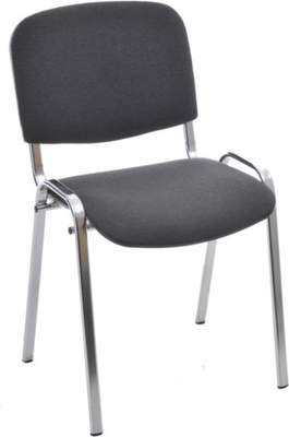 Стул офисный Helmi Изо HL-F01 / 330633 (хром/ткань серая)