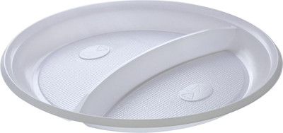 Набор одноразовых тарелок OfficeClean 371984 (100шт, белый)