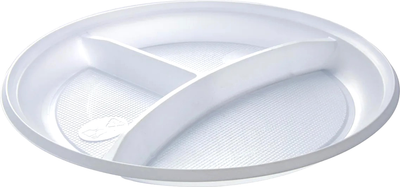 Набор одноразовых тарелок OfficeClean 371983 (100шт, белый)