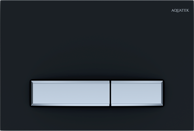 Кнопка для инсталляции Aquatek Slim KDI-0000026 (черный матовый)