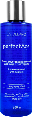 Тоник для лица Liv Delano Восстанавливающий с пептидами (200мл)