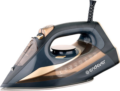 Утюг Endever Delta-233 (черный/золото)