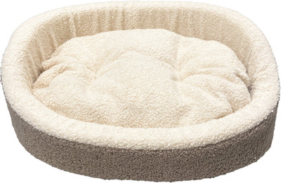 Лежанка для животных Homepet Барашек №2 / 89212 (коричневый/кремовый)