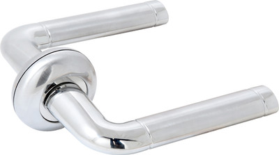 Ручка дверная Стандарт P28 SN/CP (никель матовый/хром)