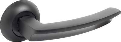 Ручка дверная Стандарт P93 BL (черный матовый)